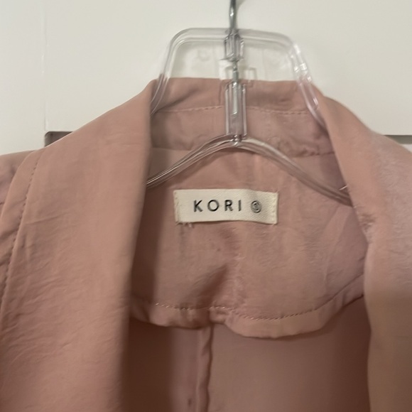 Kori Open Blazer satiny, lightweight, spring, casual dressy - Picture 2 of 4